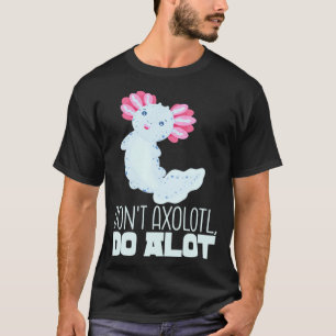Axolotl Meme  Endangered Mexican Salamander Kids T-Shirt
