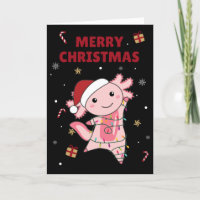 Axolotl Merry Christmas Winter Animals Axolotls Ad