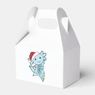 Axolotl Merry Christmas Winter Animals Axolotls Favour Box