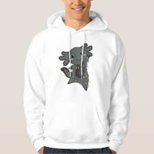 Axolotl Merry Christmas Winter Animals Axolotls Hoodie
