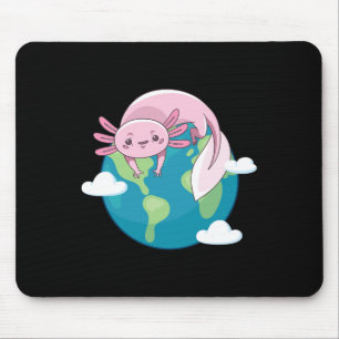 Axolotl Mother Earth Day Funny For Planet Environm Mouse Pad