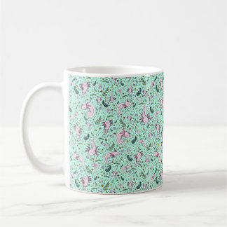 Axolotl Mug, Green Coffee Mug