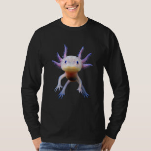 Axolotl Mum Dad Kids Retro T-Shirt
