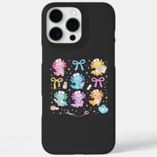 Axolotl Nurse Cute Kawaii Gift for Nurses iPhone 16 Pro Max Case