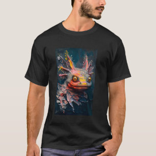 Axolotl Painting Oil paint Painting T-Shirt
