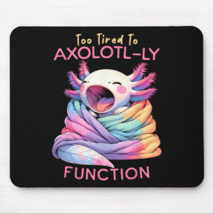 Axolotl Pajama Day Spirit Week School Teacher Kids Mouse Pad