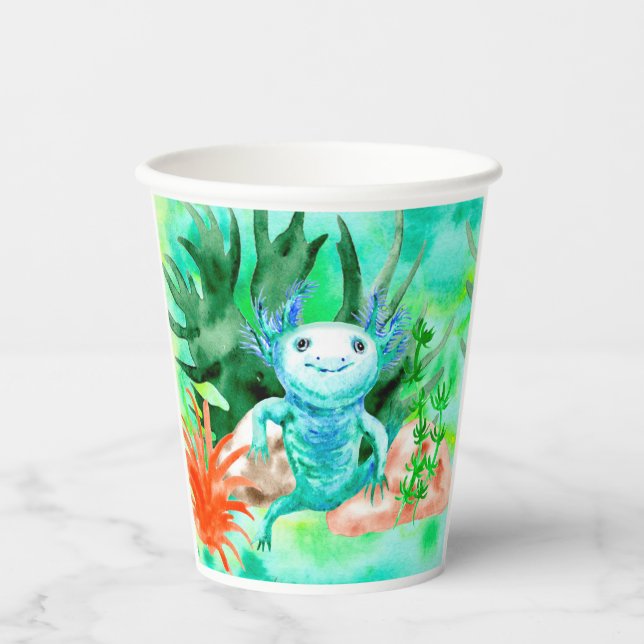 Axolotl Paper Cups (Front)