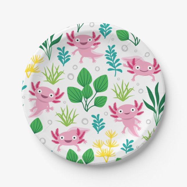 Axolotl Paper Plate (Front)