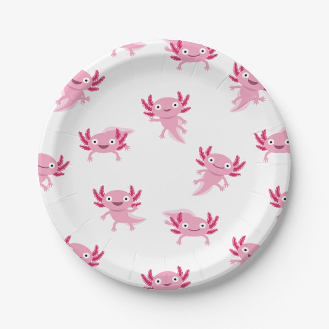 Axolotl Paper Plate (Front)