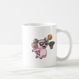 Axolotl Playing Sketll Player Sports Kids Coffee Mug
