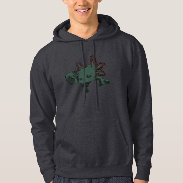 Axolotl print hoodie (Front)