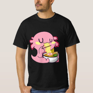 Axolotl Ramen  Anime Kawaii Lovers Noodles Girls B T-Shirt