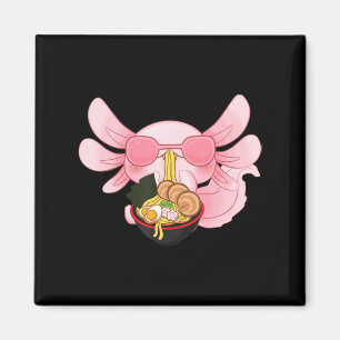 Axolotl Ramen Kawaii Japanese Anime Noodle Gift Wo Magnet
