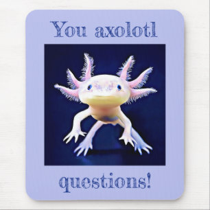 Axolotl Salamander Amphibian Mouse Pad