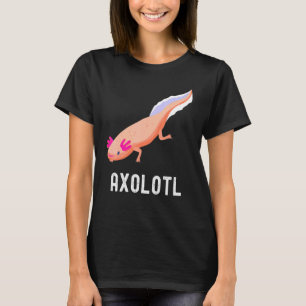 Axolotl Salamander Pink Water Animal T-Shirt