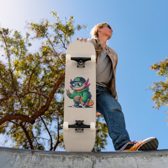 Axolotl Skateboard (Outdoor 1)