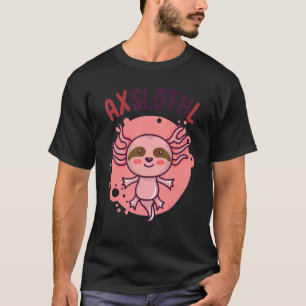 Axolotl Sloth Axslothl Mexican Salamander T-Shirt