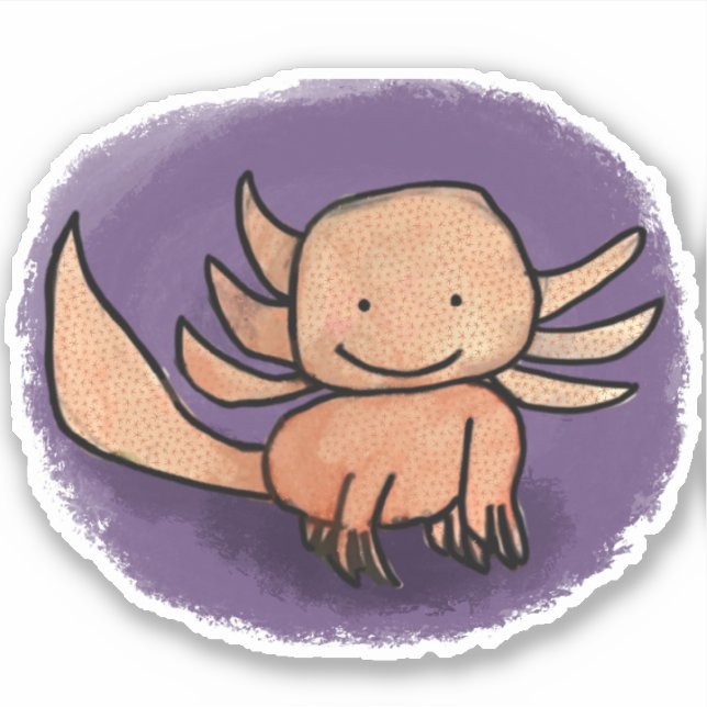 Axolotl Sticker  (Front)
