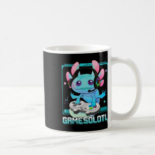 Axolotl Video Gamer Kawaii Pastel Goth Cute Anime Coffee Mug