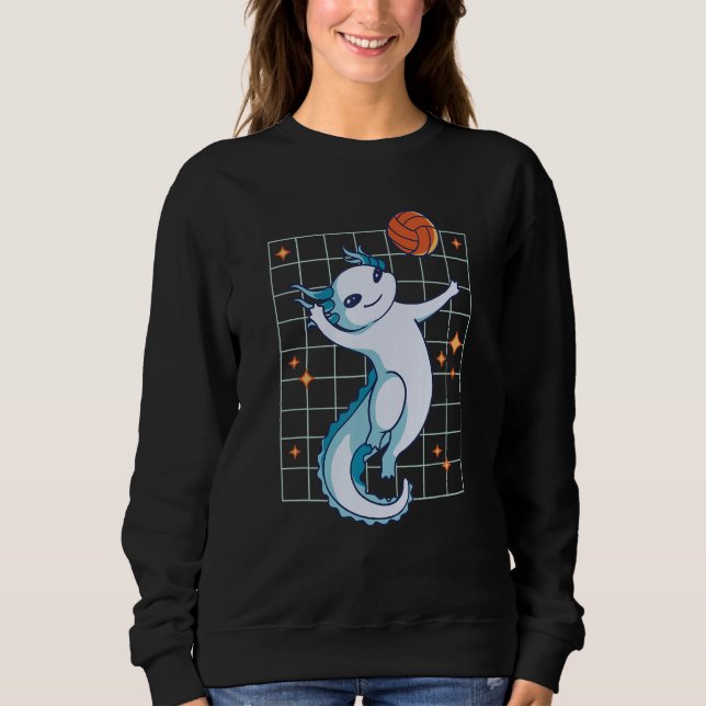 Axolotl Volleyball Sweatshirt (Front)