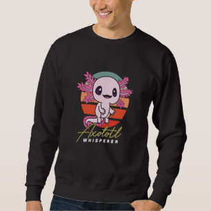 Axolotl Whisperer Mexican Amphibian Tiger Salamand Sweatshirt