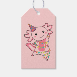 Axolotl Wishes Happy Birthday To You Axolotls Gift Tags