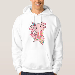 Axolotl Wishes Happy Birthday To You Axolotls Hood Hoodie