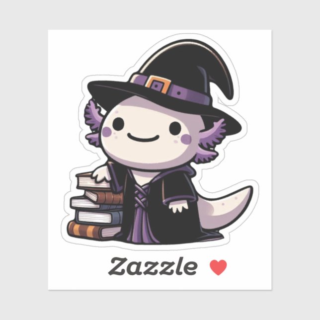 Axolotl Witch - Cute Halloween (Sheet)