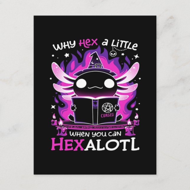 Axolotl Witching Hour - Salamandre  Enclosure Card (Front)