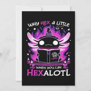 Axolotl Witching Hour - Salamandre Invitation