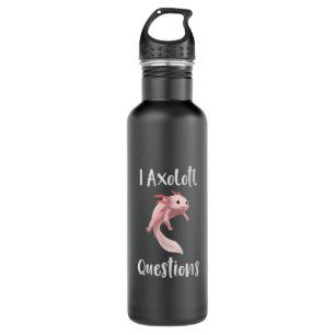 Axolotl  Womens Kids Men Youth Funny Cute Axolotl  710 Ml Water Bottle