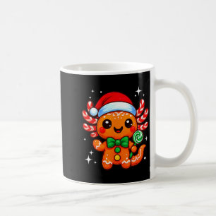Axolotl Xmas Hat Santa Cute Funny Christmas Pajama Coffee Mug