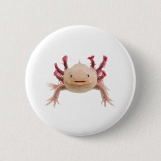 Axolotle 6 Cm Round Badge