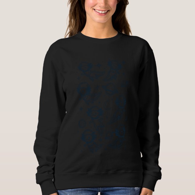Axolotls in Space (6) Sweatshirt (Front)