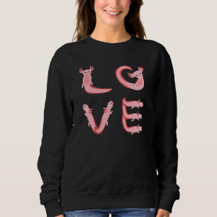 Axolotls Love Axolotl Kids Boys Girls Cute Sweatshirt