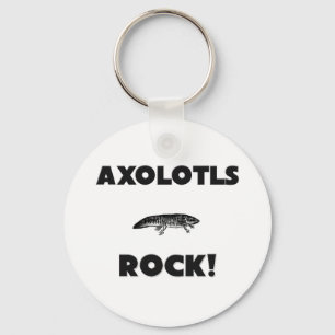 Axolotls Rock Key Ring