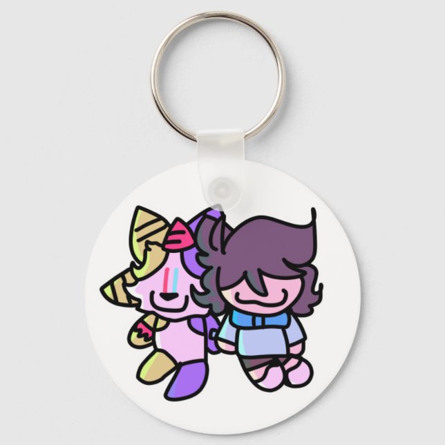 AXSHBM button keychain (Front)