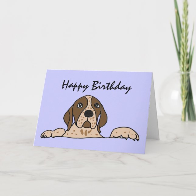 AY- Hunting Dog Birthday Card (Front)