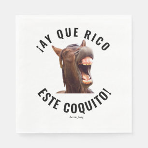 ¡Ay Que Rico Este Coquito! Napkin