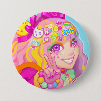 Ayako 7.5 Cm Round Badge