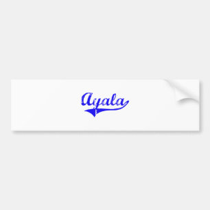 Ayala Surname Classic Style Bumper Sticker
