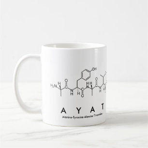 Ayat peptide name mug