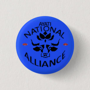 Ayati National Alliance Party Logo 3 Cm Round Badge