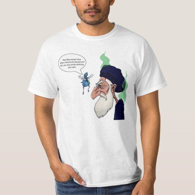 Ayatollah Khamenei funny T-Shirt (Front)