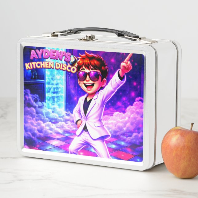 Ayden's Kitchen Disco | Metal | Lunch Box (In Situ)