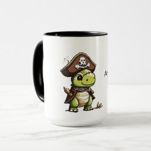Aye Aye Captain and the Pirate Dinosaur Mug