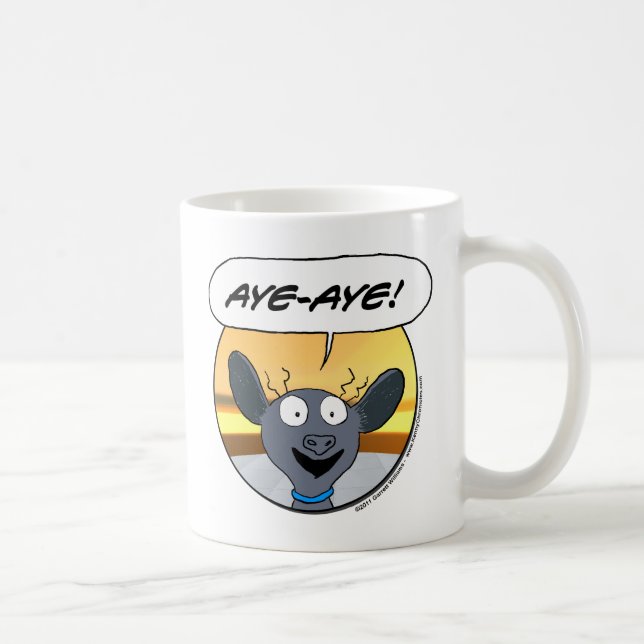 Aye-Aye! Coffee Mug (Right)