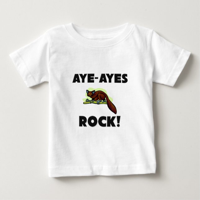 Aye-Ayes Rock Baby T-Shirt (Front)