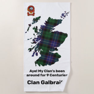 Aye! My Clan been around Galbraith Beach Towel