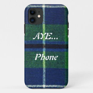 Aye Phone "Scottish Humor" Tartan I-Phone Case
